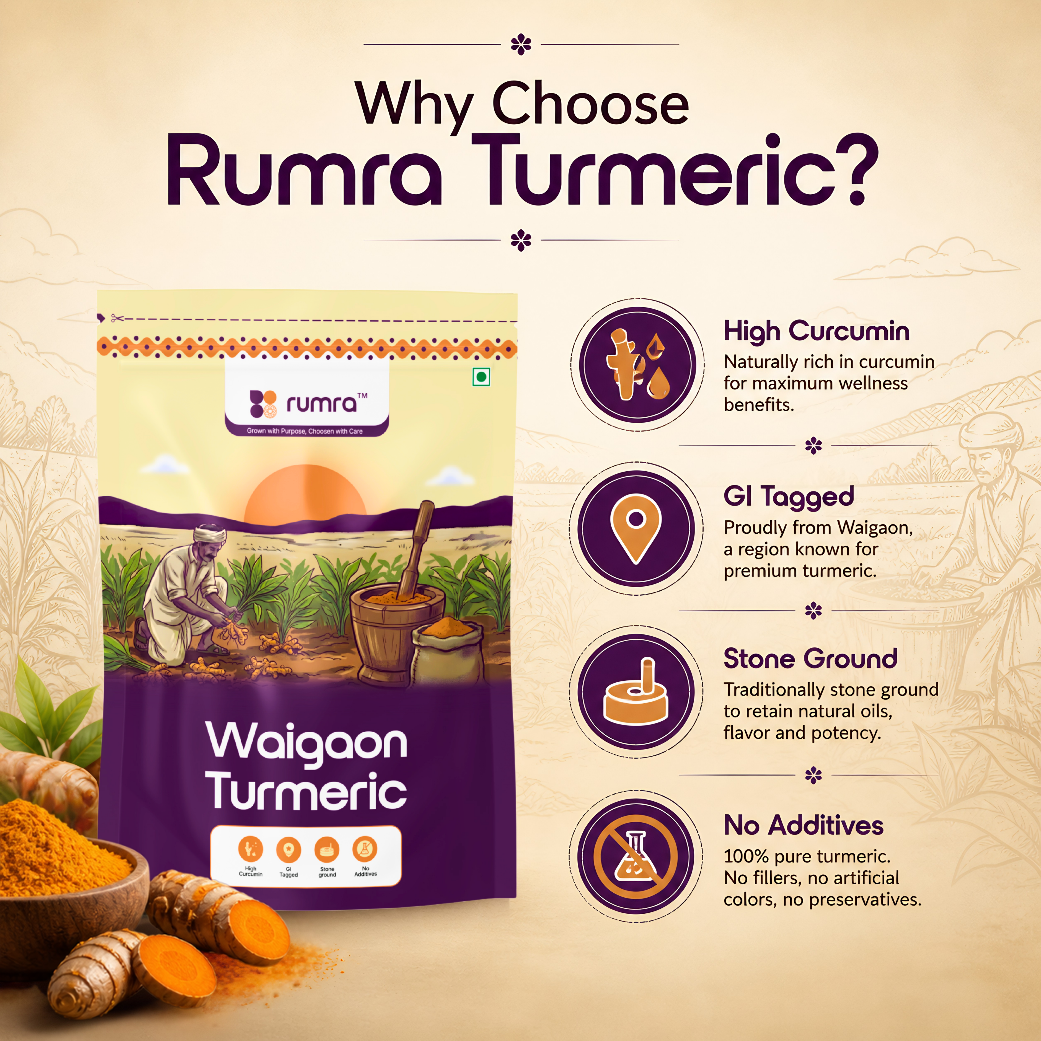 Waigaon Turmeric