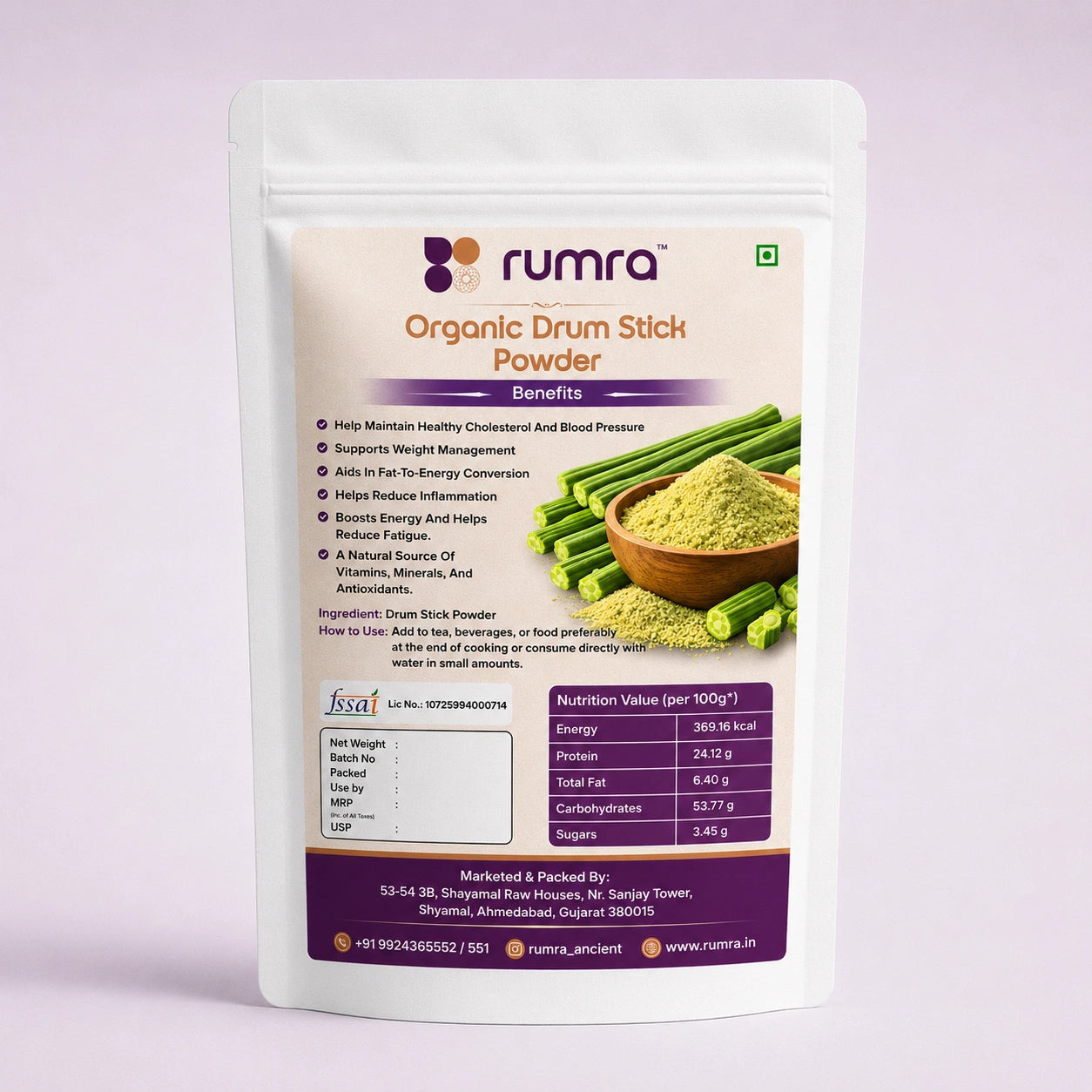 Organic Drumstick Powder