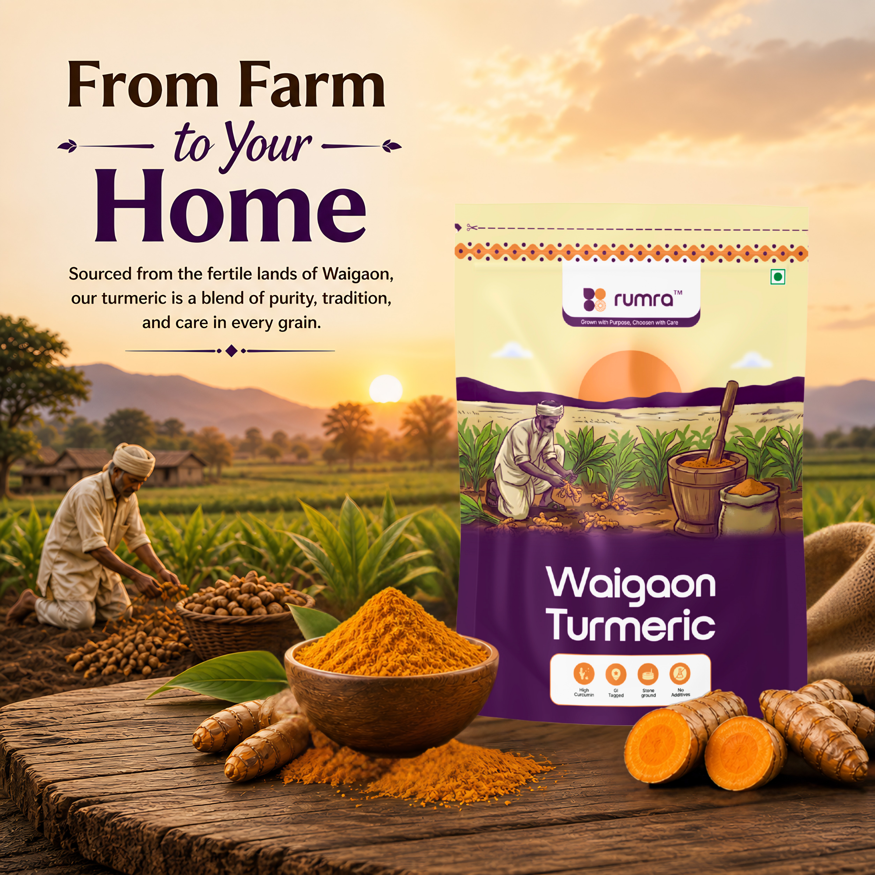 Waigaon Turmeric