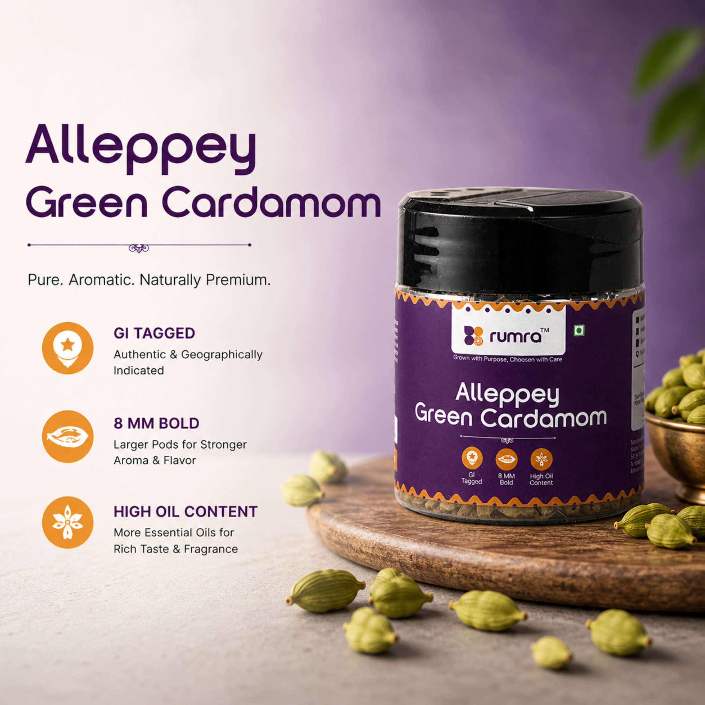 Alleppey Green Cardamom Spices
