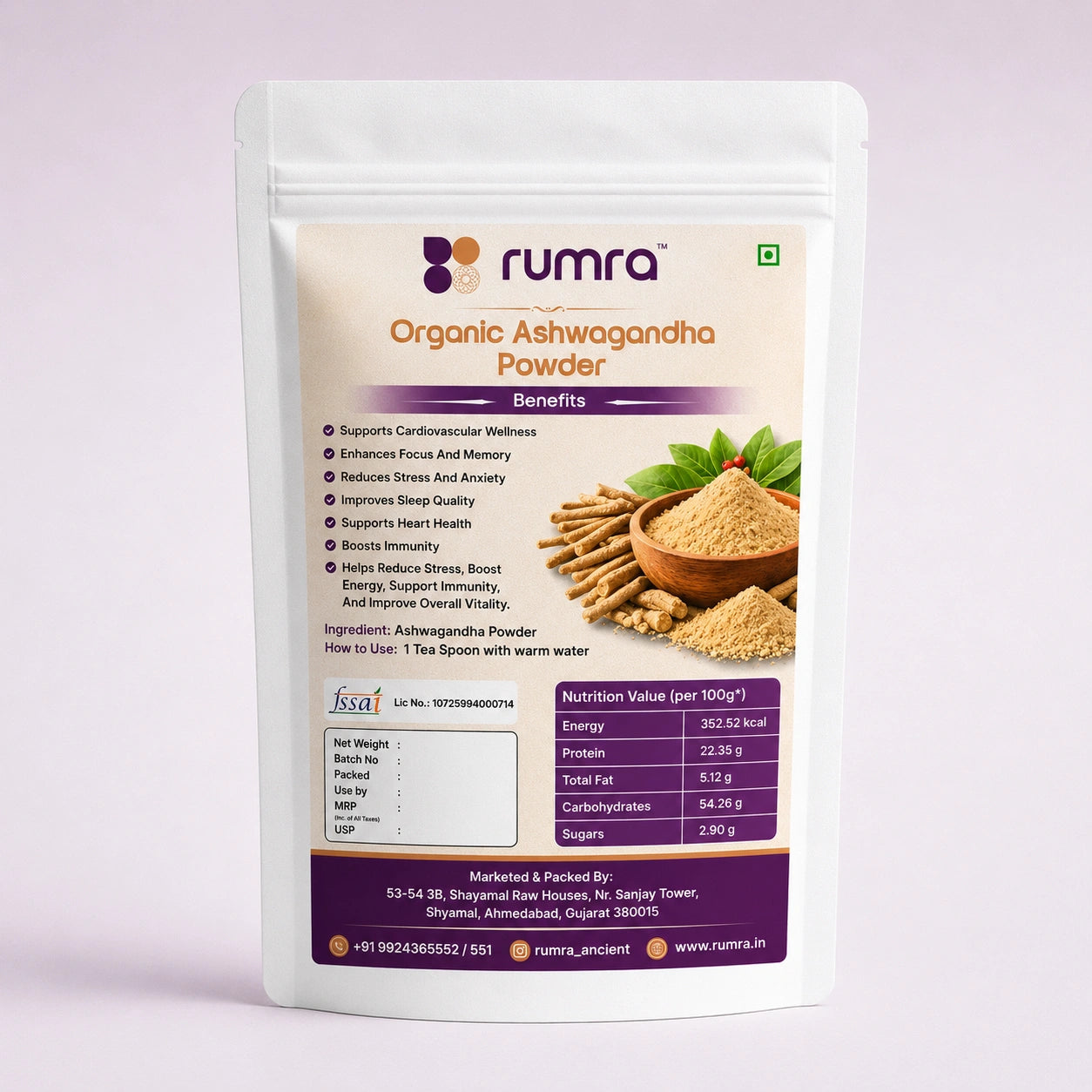 Organic Ashwagandha Powder