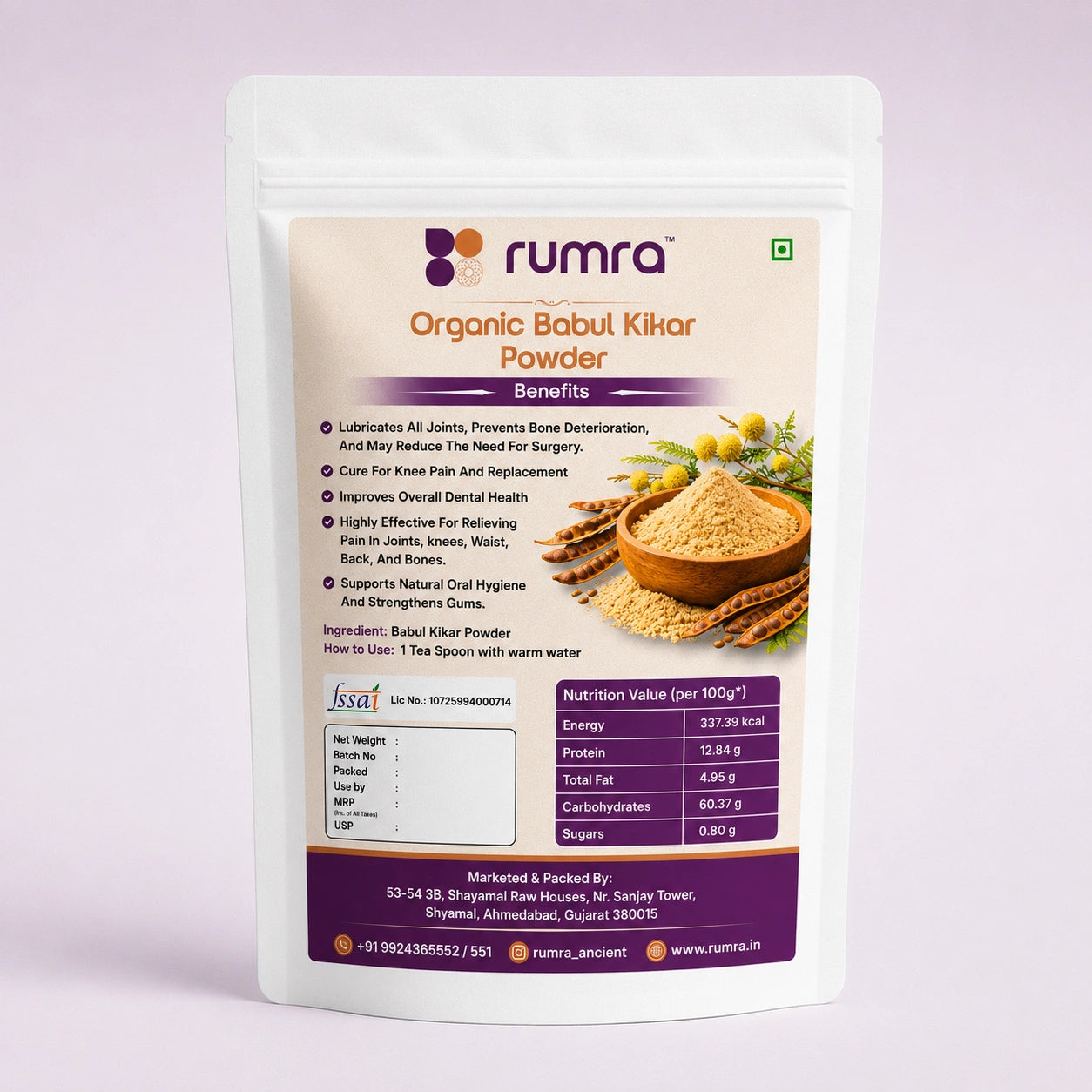 Organic Babul Kikar Powder