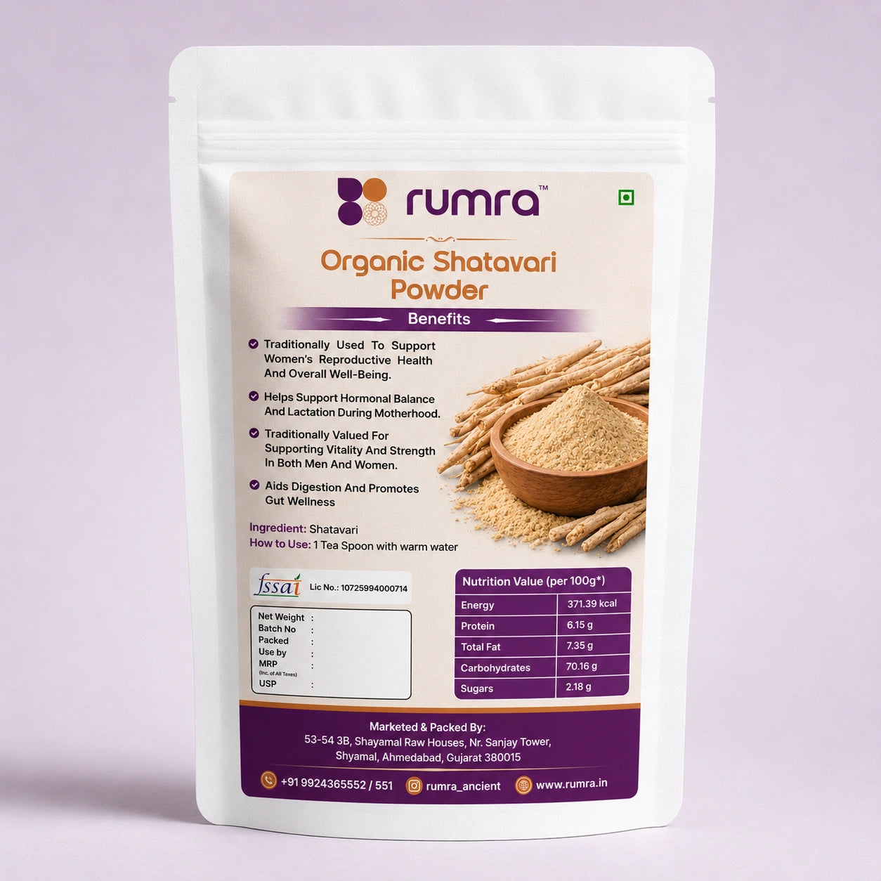 Organic Shatavari Powder